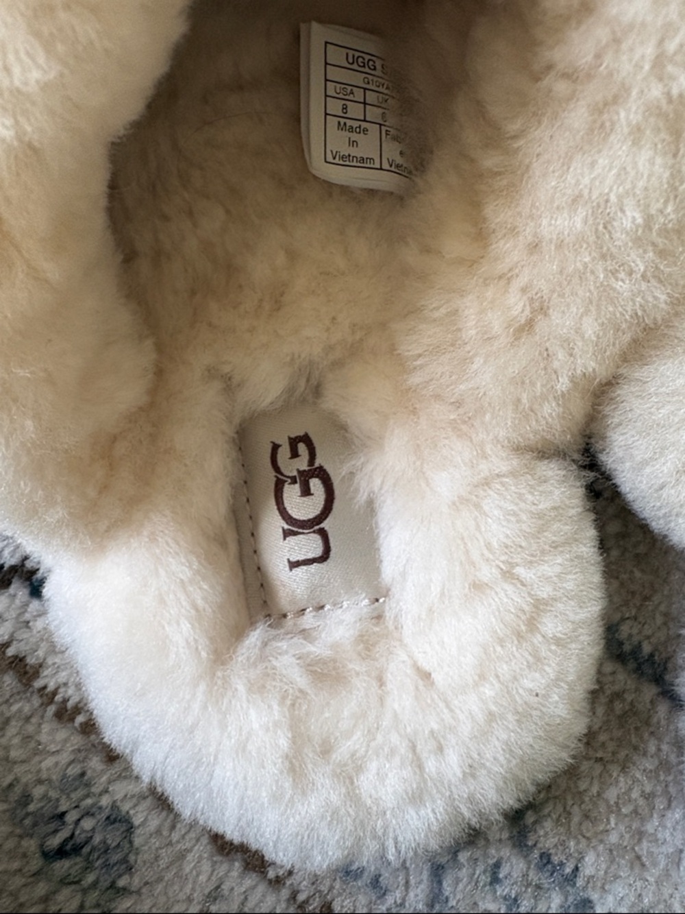 UGG Chestnut Sheepskin Lined Slippers - Picture 6 of 8